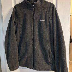 Columbia Women’s Gray Fleece Jacket | Size XXL | Full Zip